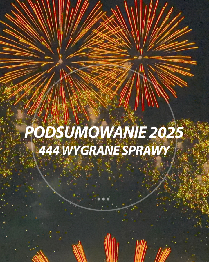 PODSUMOWANIE ROKU - WYROKI, ROZPRAWY, POZWY, UGODY