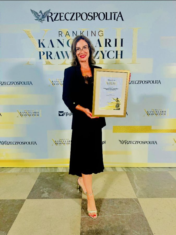NAGRODA W RANKINGU RZECZPOSPOLITEJ DLA KANCELARII PRO BONO