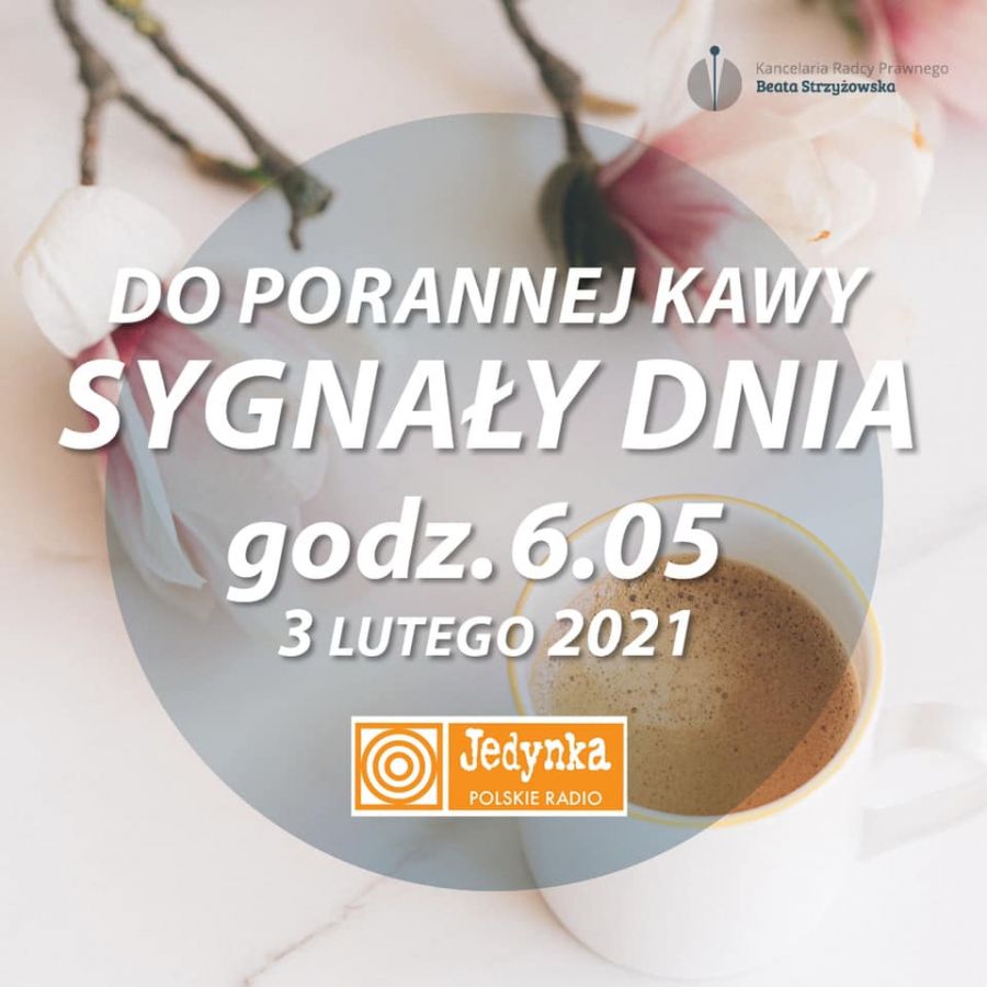 SYGNAŁY DNIA W PROGRAMIE 1. POLSKIEGO RADIA - ZAPRASZAM JUTRO O GODZ. 6.05