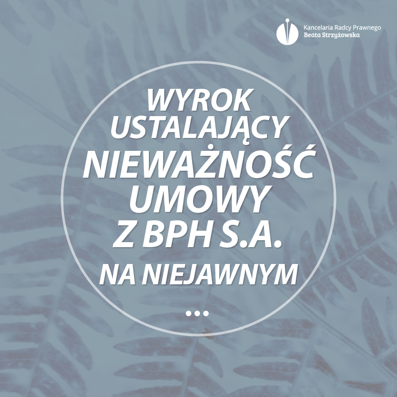 WYROK NA POSIEDZENIU NIEJAWNYM