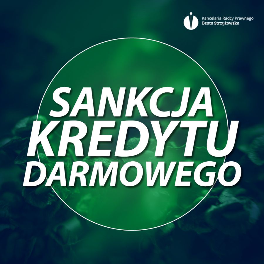 SANKCJA KREDYTU DARMOWEGO
