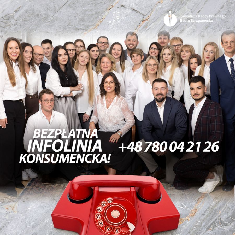 NIEODPŁATNA INFOLINIA KONSUMENCKA: 780 04 21 26